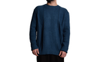 Space Blue Knitted Sweater