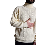 Offwhite Knitted Turtleneck