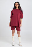 Burgundy Short