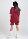 Burgundy Short