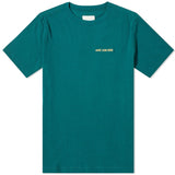 AIME LEON DORE Parasailing Blue Cotton Logo T-Shirt Size S
