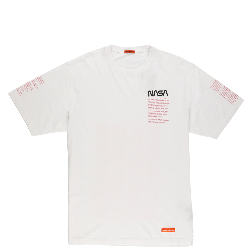 HERON PRESTON White NASA Oversized T-Shirt – S U L É