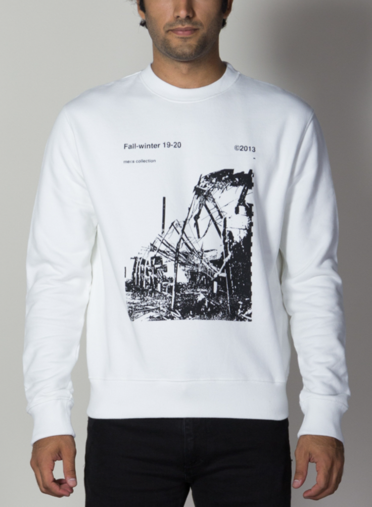 OFF WHITE c o VIRGIL ABLOH White Ruined Factory T-Shirt – S U L É